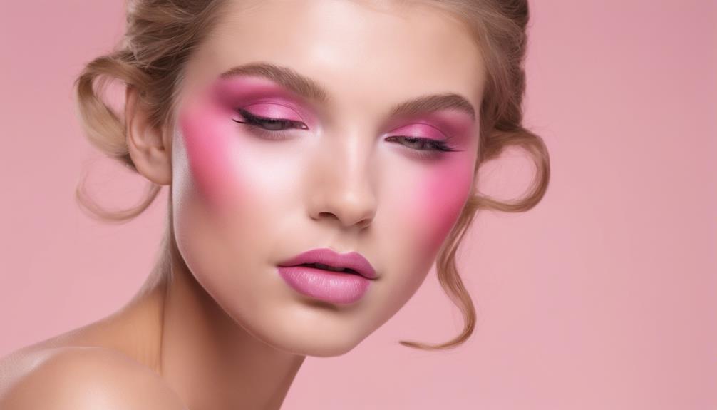 blushing cheeks with precision