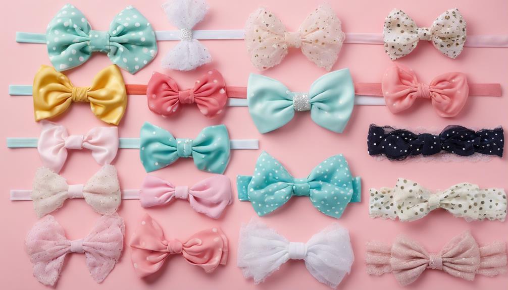 feminine bow hair accessory